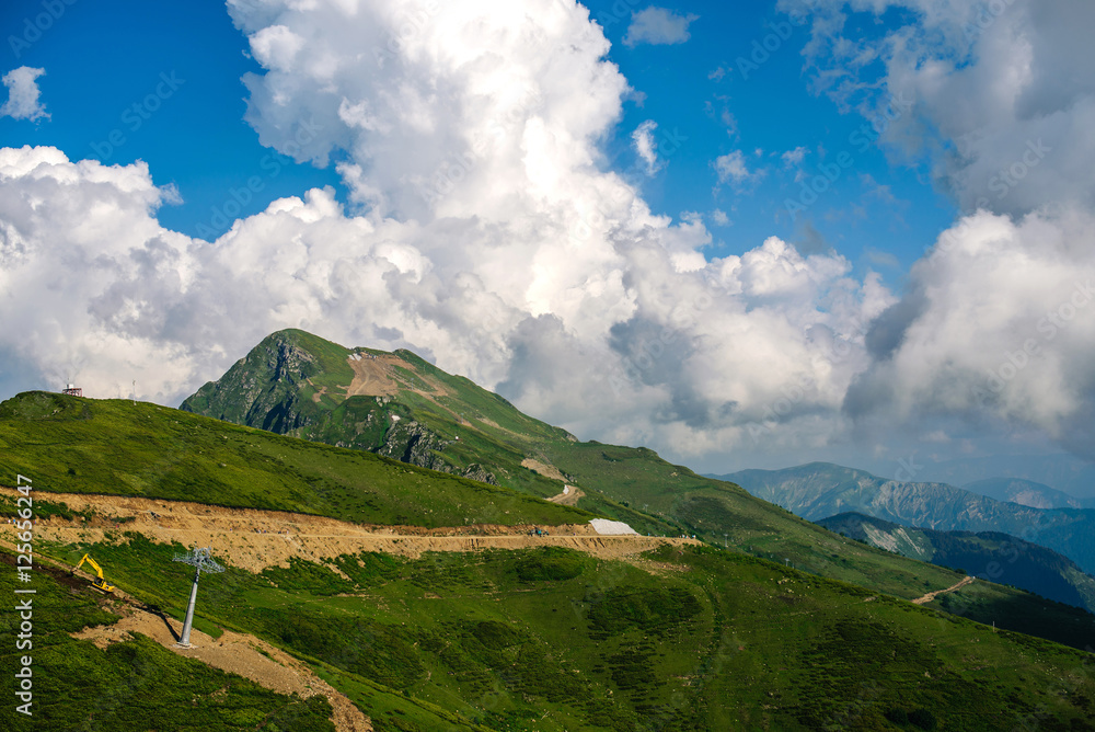 Caucasus Mountains in Rosa Khutor