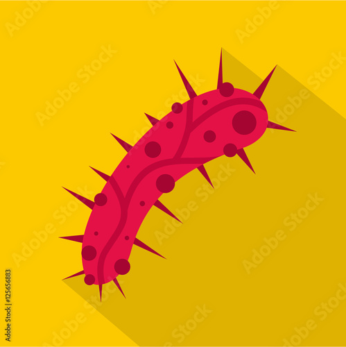 Virus icon. Flat illustration of virus vector icon for web