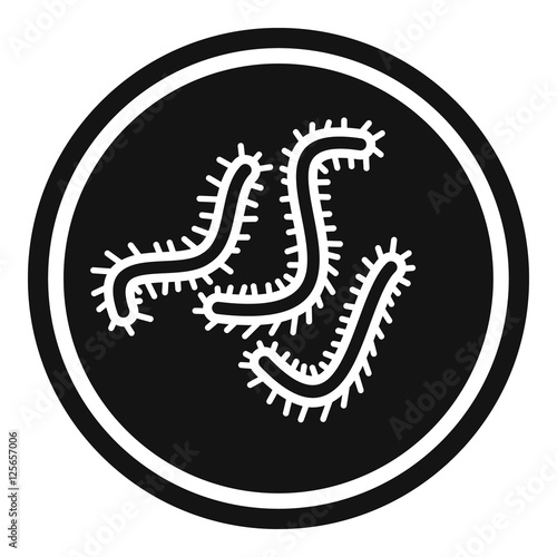Lot of bacteria icon. Simple illustration of lot of bacteria vector icon for web
