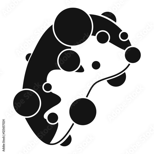 Cell virus icon. Simple illustration of cell virus vector icon for web