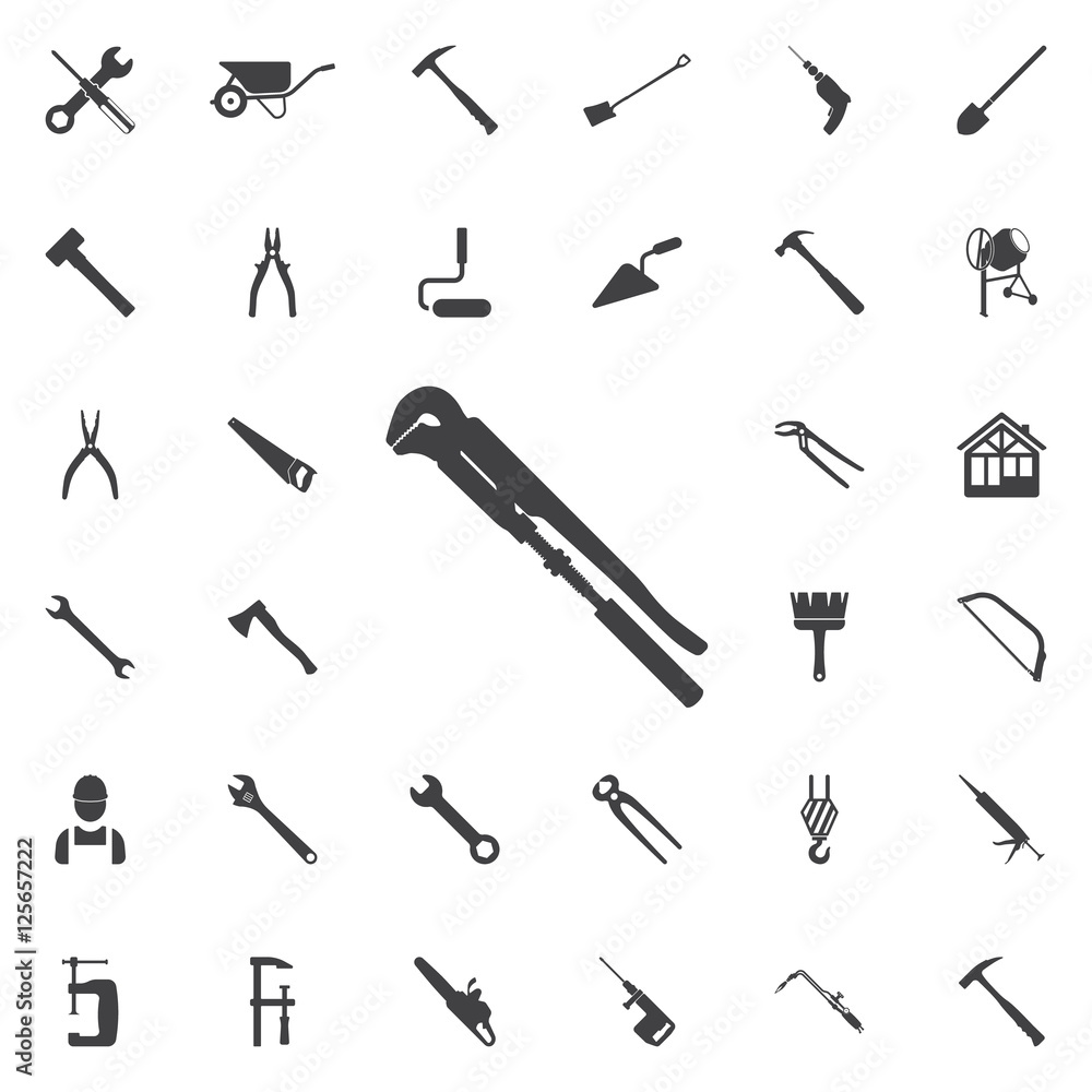gas key Icon Vector Illustration on the white background. gas key Icon Vector Illustration on the white background.
