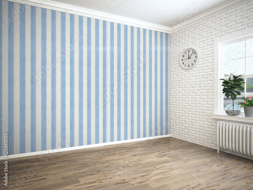 Fototapeta Naklejka Na Ścianę i Meble -  Modern bright interior . 3D rendering