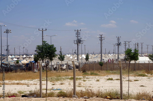 Akcakale Syrian  refugee camp photo