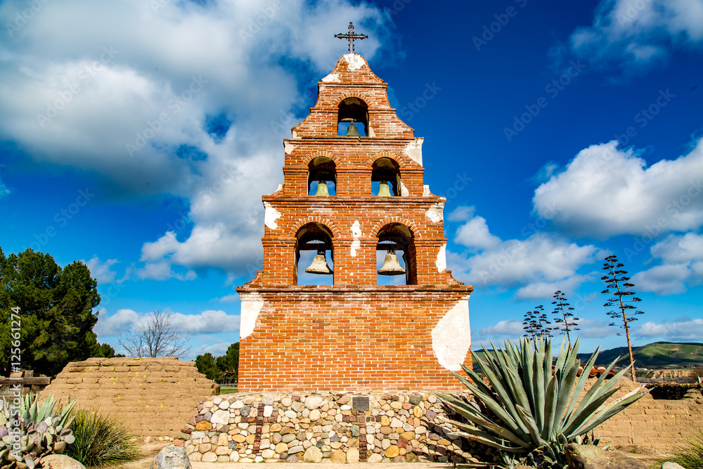 Obraz premium Mission San Miguel Bell Tower