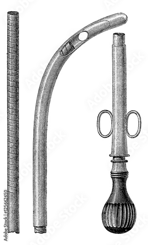 Paracentesis probe equipped with its flexible metal chuck, vinta