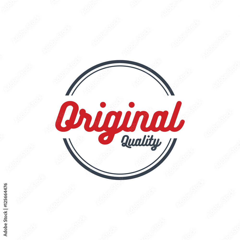 Quality guarantee label vector illustration Quality guarantee label vector illustration