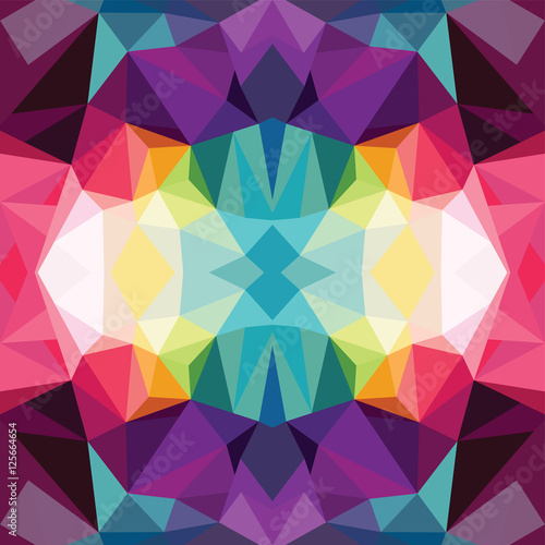 Abstract colorful triangle geometrical background