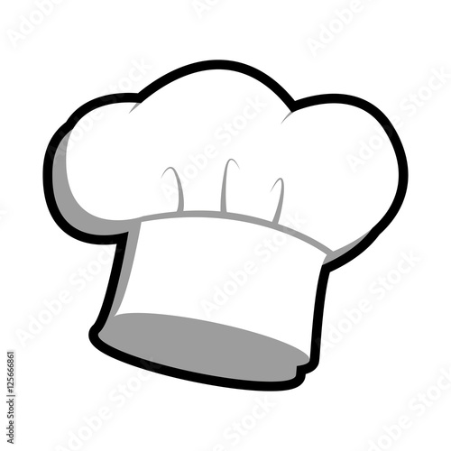 chef hat uniform isolated icon vector illustration design