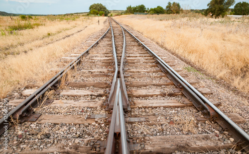 Converging Tracks 4 photo