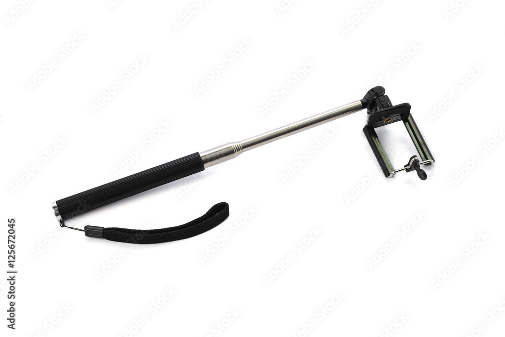 Fototapeta premium selfie stick isolated on white background