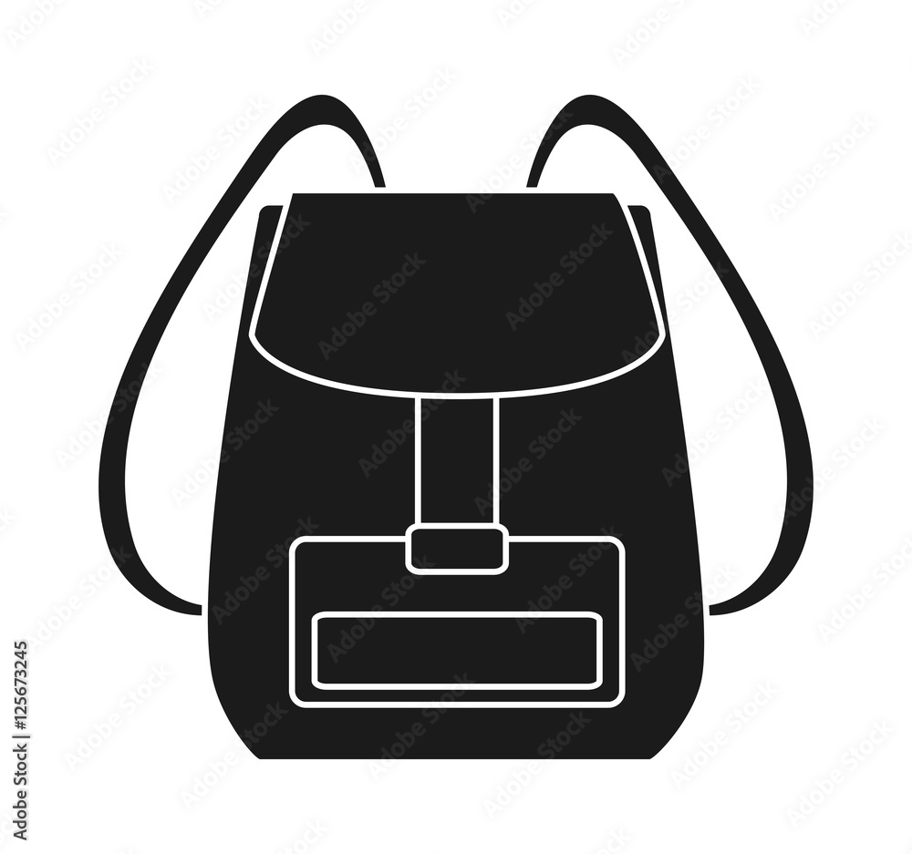 Bag icon. Baggage luggage tourism and travel theme. Isolated design. Vector illustration Bag icon. Baggage luggage tourism and travel theme. Isolated design. Vector illustration