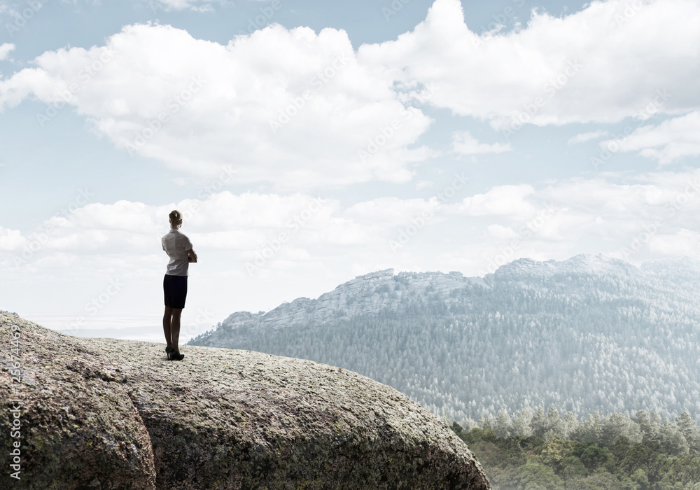 Achieving top of success