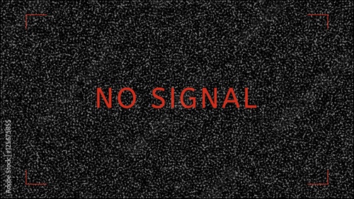 white and black grain as a TV noise