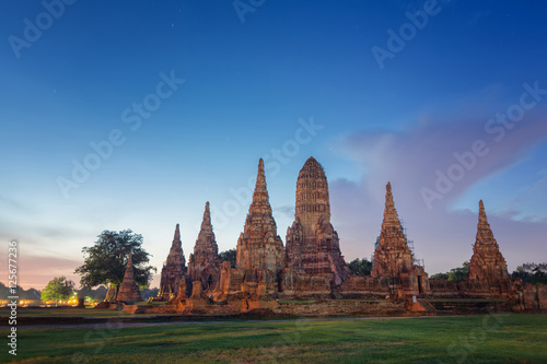 Wat Chaiwattanaram at ancient city