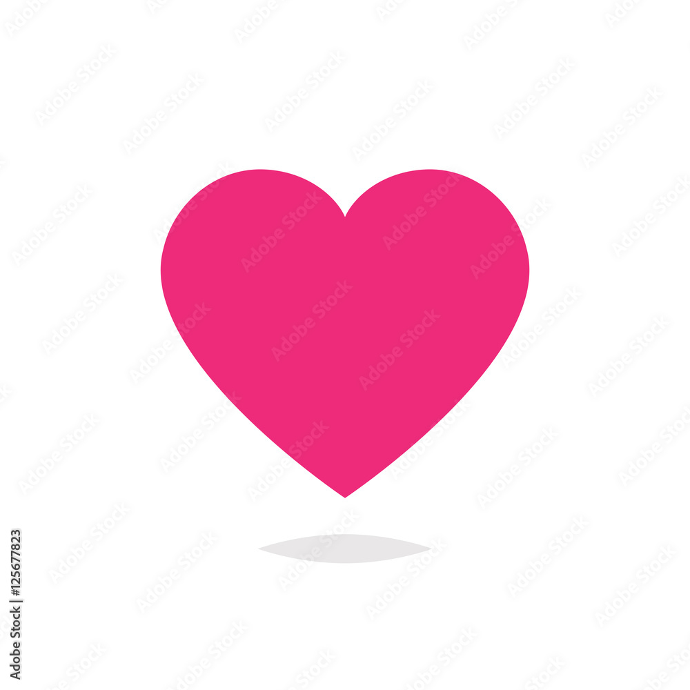 Pink heart vector Pink heart vector