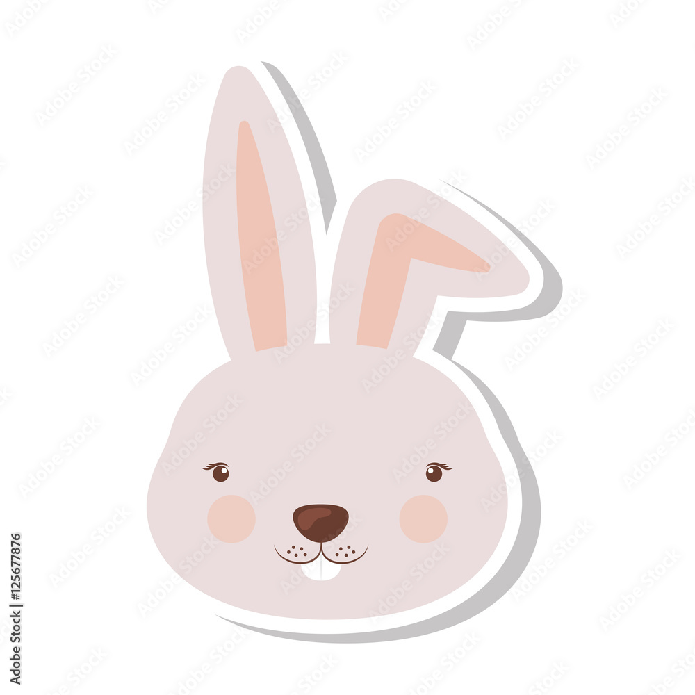 Little animal concept about cute rabbit design, vector illustration Little animal concept about cute rabbit design, vector illustration