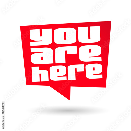 You are here