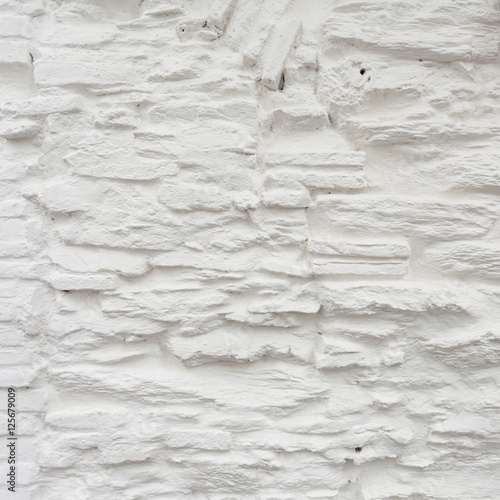 White decoration plaster.