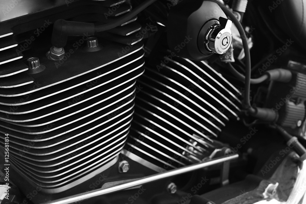 Naklejka premium Motorcycle engine