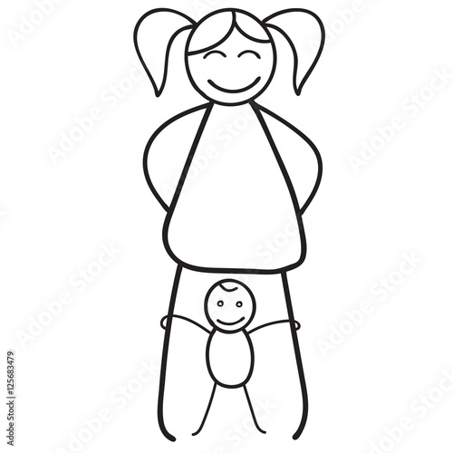 Mother and son