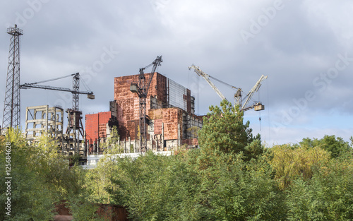 Unfinished reactor number 5 in Chernobyl
