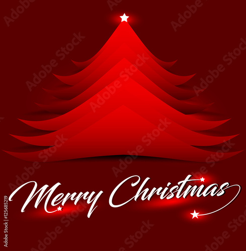 Merry Christmas Tree Background
