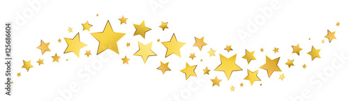 Gold stars border