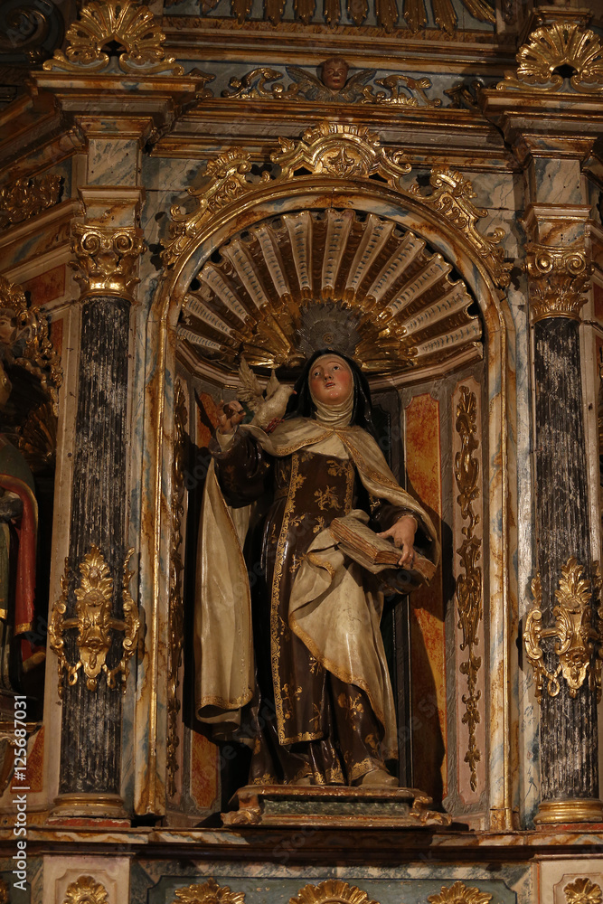 Real Monasterio de Santo Tomás , convento de dominicos en Ávila en honor de Santo Tomás de Aquino Castilla y León, España.