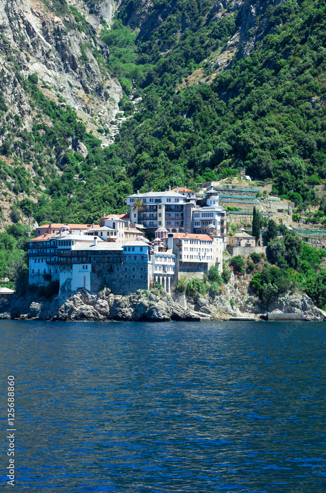 Dionissiou monastery, Athos Peninsula, Mount Athos, Chalkidiki,