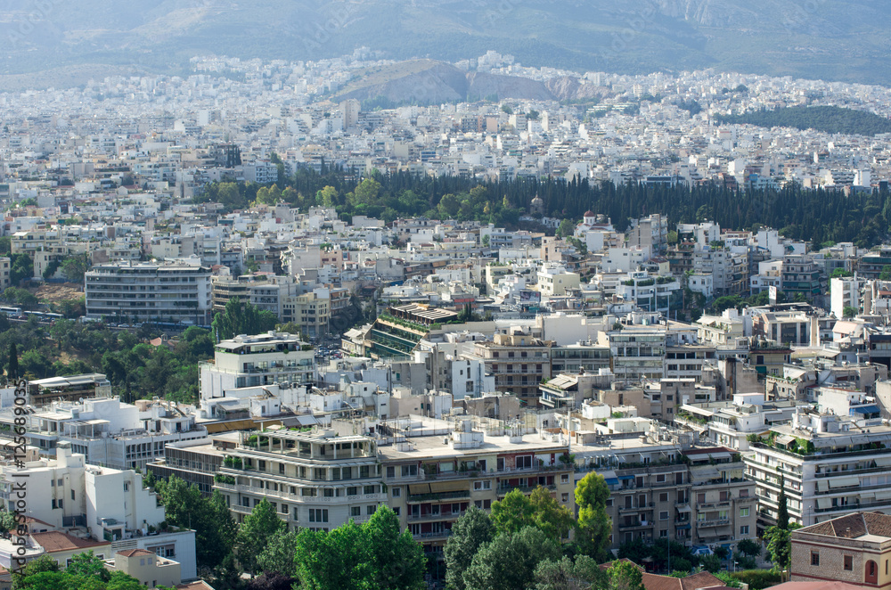 panoramic view of the Thessaloniki city