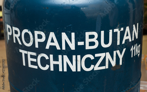 Bilde på lerret propan butan techniczny