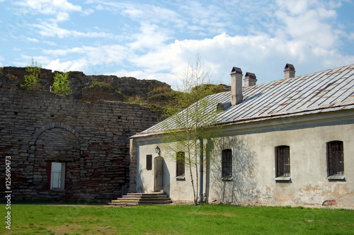 Casemates in Fortpess Oreshek in Shlisselburg, Russia   photo