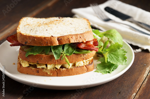 Bacon and Egg Salad Sandwich
