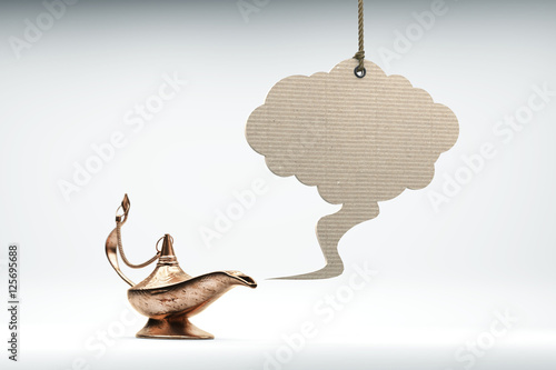 write a wish cloud from ancient magic lamp