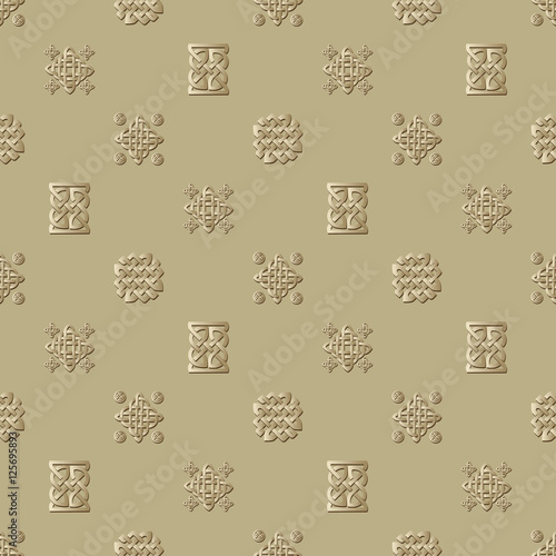 Wallpaper Mural Celtic knot seamless pattern Torontodigital.ca