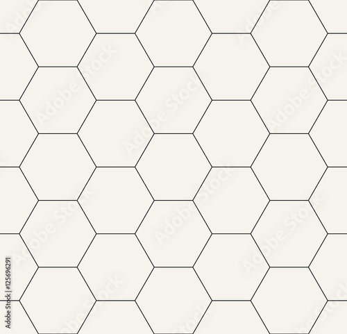 hexagon geometric black and white graphic pattern