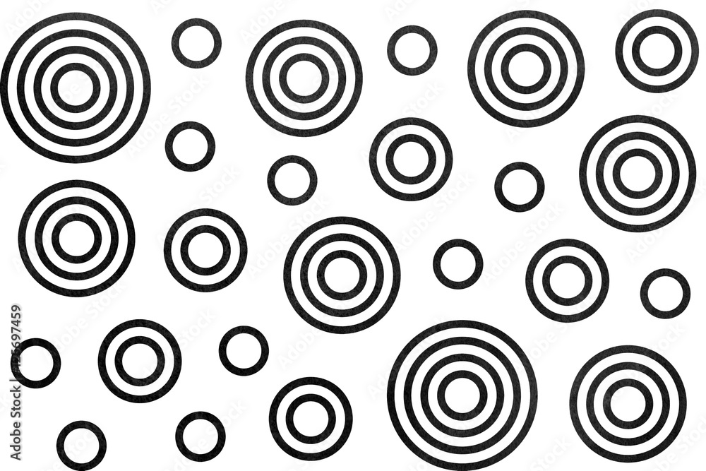 Watercolor circles pattern. Watercolor circles pattern.