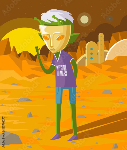 martian on mars
