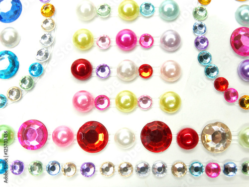 jewelry gem bright crystals as background