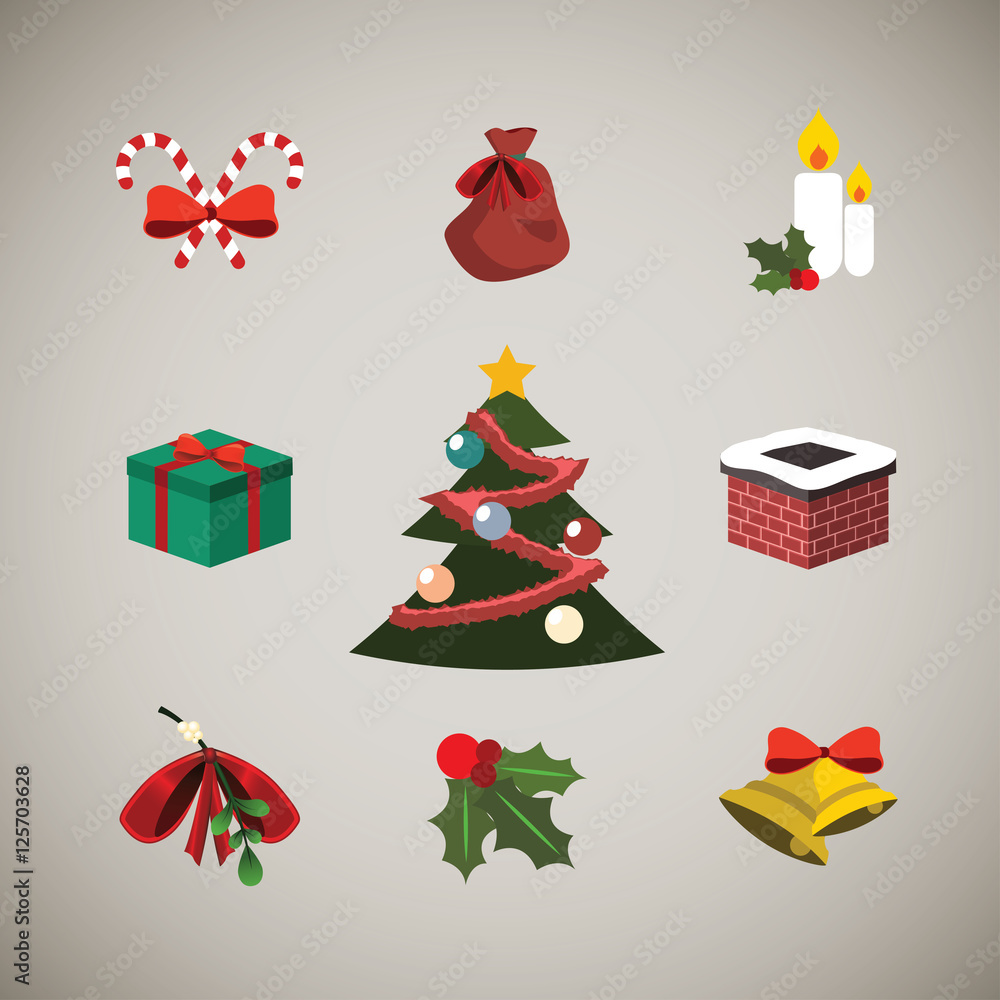 Christmas elements collection Christmas elements collection