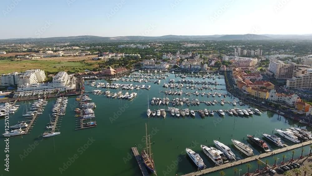 Shooting from the sky Port Marina Vilamoura. Shooting from the sky Port Marina Vilamoura.