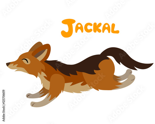 Vector letter I - iguana for children alphabet illustration cute wild animal