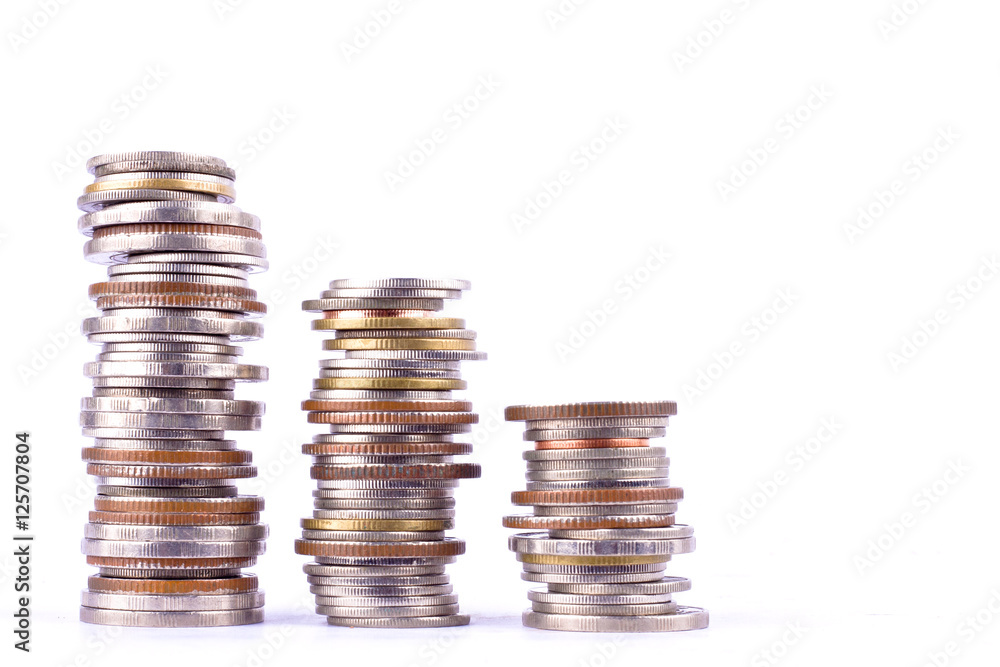 growing money graph on a row of coin on white background finance business isolated
growing money graph on a row of coin on white background finance business isolated