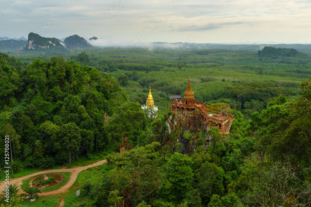 Buddhism monastery Khao Na Nai Luang temple, Thailand