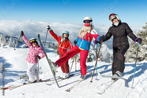 Vacances de ski en famille