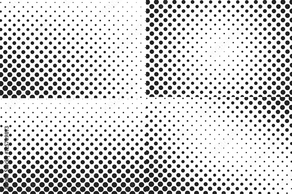 Huge dots halftone vector background. Overlay texture