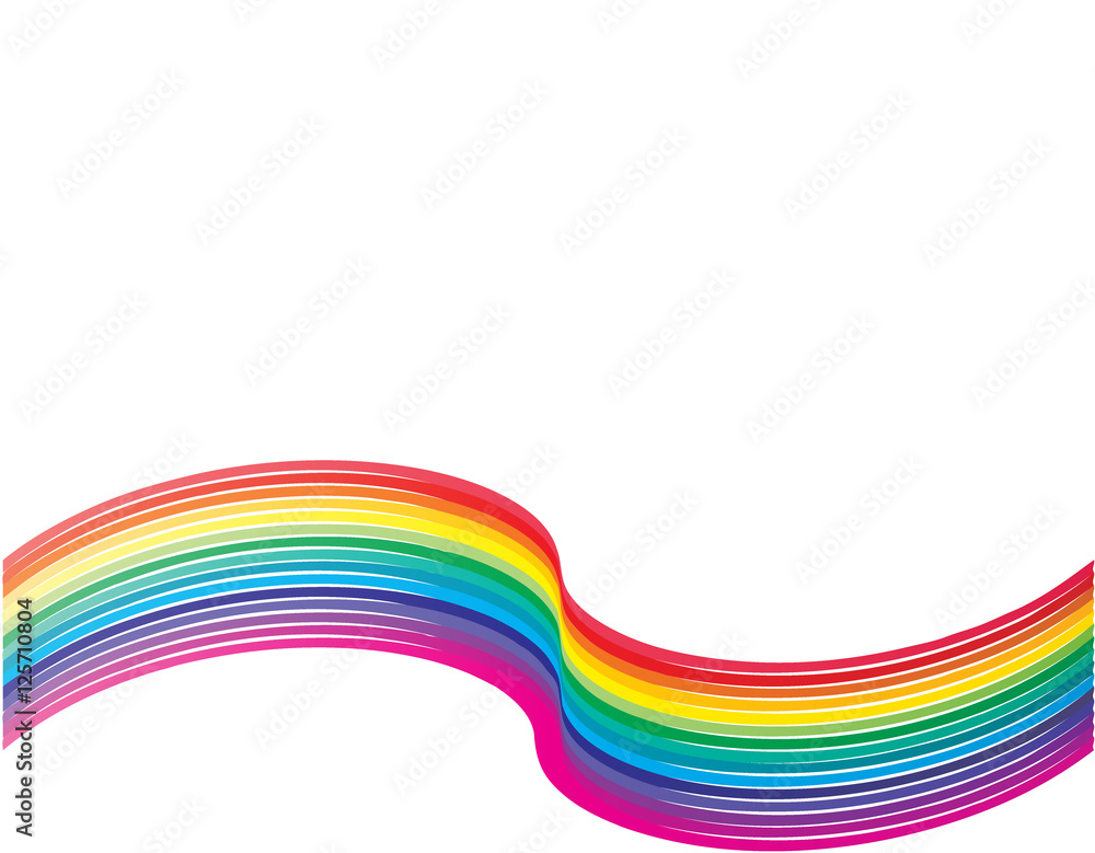 Fototapeta premium Abstract lines colorful background