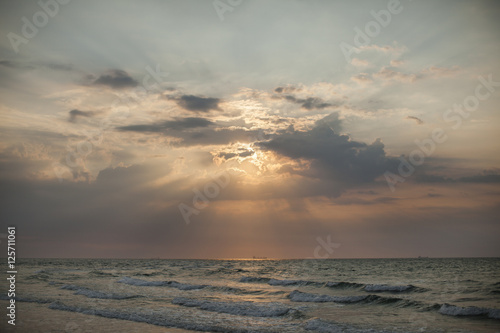 Sonnenaufgang am Strand in Skagen