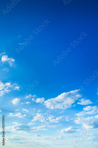 Blue sky background. © ZaZa studio