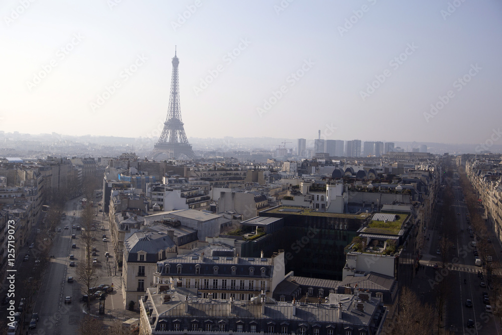 Paris from Arc de Triumph